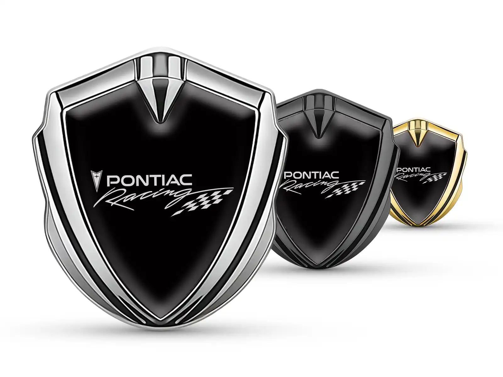 Pontiac Domed Emblem Badge Sports Design High End